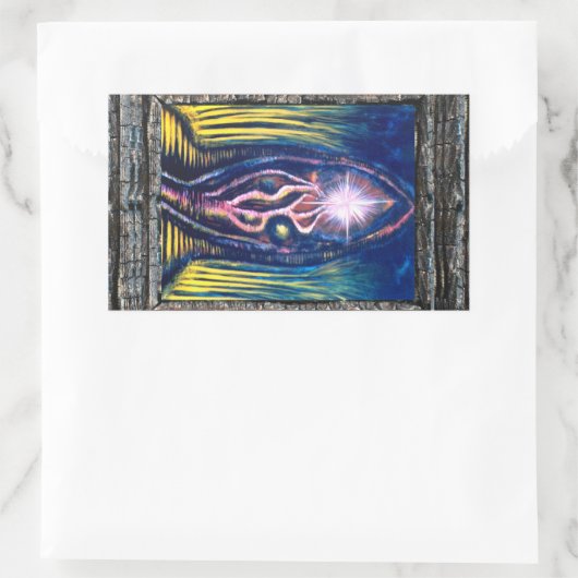 Sticker Rectangulaire Lumière céleste (Sac)