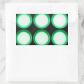 Sticker Rectangulaire Luminescence verte (Sac)