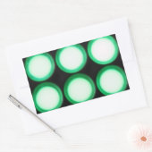 Sticker Rectangulaire Luminescence verte (Enveloppe)