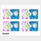 Sticker Rectangulaire Luna Moth (Feuille)