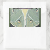 Sticker Rectangulaire Luna Moth Peinture numérique Coussin de l'accent (Sac)