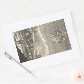 Sticker Rectangulaire Lune d'époque de la Renaissance par Allain Mallet (Enveloppe)