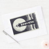 Sticker Rectangulaire Lune du phare de Montauk Point (Enveloppe)