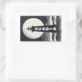 Sticker Rectangulaire Lune phare du parc national Acadia (Sac)