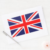 Sticker Rectangulaire L'Union Jack classique (Enveloppe)