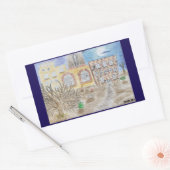 Sticker Rectangulaire L'usine cassée de machines condamnées (Enveloppe)