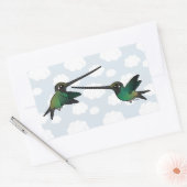 Sticker Rectangulaire Lutte contre les épées-Hummingbirds (Enveloppe)