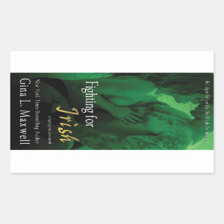 Sticker Rectangulaire Lutte pour l'irlandais par Gina L. Maxwell
