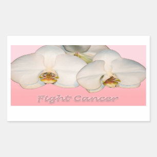 Sticker Rectangulaire Lutter contre le cancer