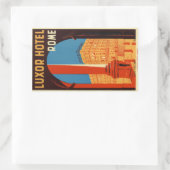Sticker Rectangulaire Luxor Hotel Rome Italie (Sac)
