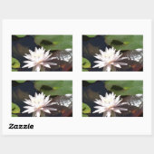 Sticker Rectangulaire Lys d'eau (Feuille)