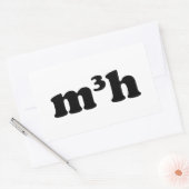Sticker Rectangulaire m3h (Enveloppe)