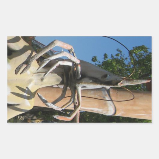 Sticker Rectangulaire M. Crustacean AKA Tête de homard ... Enfer bouddhi (Devant)