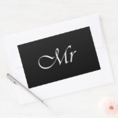 Sticker Rectangulaire M. Monogram (Enveloppe)