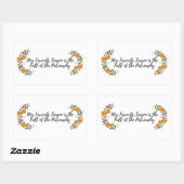 Sticker Rectangulaire Ma saison préférée est la chute du patriarcat (Feuille)