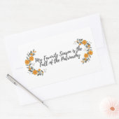 Sticker Rectangulaire Ma saison préférée est la chute du patriarcat (Enveloppe)