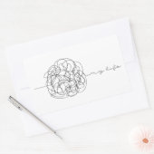 Sticker Rectangulaire Ma vie (Enveloppe)