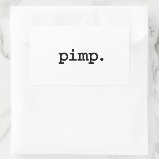 Sticker Rectangulaire mac. (Sac)