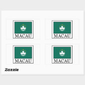 Sticker Rectangulaire Macao (Feuille)