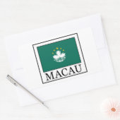 Sticker Rectangulaire Macao (Enveloppe)