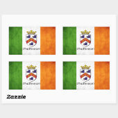 Sticker Rectangulaire MacDermott irlandais (Feuille)