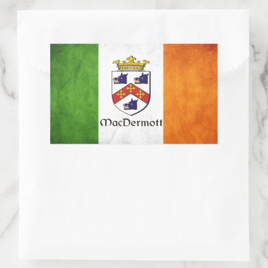 Sticker Rectangulaire MacDermott irlandais (Sac)