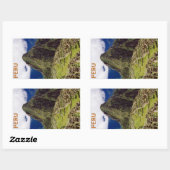 Sticker Rectangulaire Machu Picchu, Pérou (Feuille)