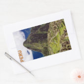 Sticker Rectangulaire Machu Picchu, Pérou (Enveloppe)