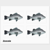 Sticker Rectangulaire Macquarie Perch (Feuille)