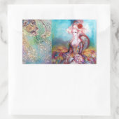 STICKER RECTANGULAIRE MADAME POMPADOUR, (Sac)