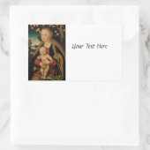 Sticker Rectangulaire Madonna et Christ Enfant sous pommier (Sac)