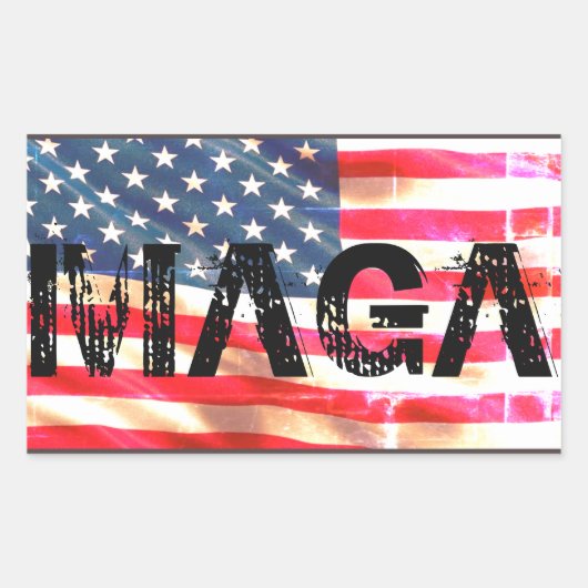 STICKER RECTANGULAIRE MAGA (Devant)