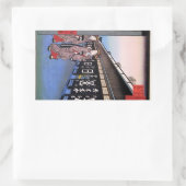 Sticker Rectangulaire Magasins avec des articles en coton à Ōdenma-chō ( (Sac)