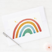 Sticker Rectangulaire Magic Rainbow (Enveloppe)