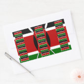 Sticker Rectangulaire 🇰 🇪 Magical Kenya : Le cadre de l'unité et de la (Enveloppe)