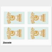 Sticker Rectangulaire Magie e règle PHONIQUE apprentissage anglais (Feuille)