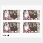 Sticker Rectangulaire Magique Ancien Assistant Elfe Magique Wand Star (Feuille)