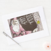 Sticker Rectangulaire Magique Ancien Assistant Elfe Magique Wand Star (Enveloppe)
