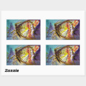 STICKER RECTANGULAIRE MAGIQUE BUTTERFLY (Feuille)