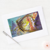 STICKER RECTANGULAIRE MAGIQUE BUTTERFLY (Enveloppe)
