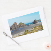 Sticker Rectangulaire Magnifique paysage côtier de l'Oregon (Enveloppe)