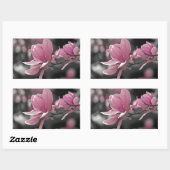 Sticker Rectangulaire Magnolia (Feuille)