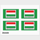 Sticker Rectangulaire Magyarorszag (Feuille)