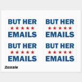 Sticker Rectangulaire Mais ses emails (Feuille)