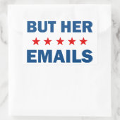 Sticker Rectangulaire Mais ses emails (Sac)