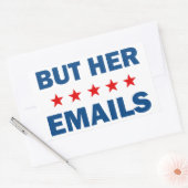 Sticker Rectangulaire Mais ses emails (Enveloppe)