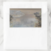 Sticker Rectangulaire Maison légère en Cascais Portugal (Sac)