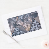 Sticker Rectangulaire Maisons à colombages en Freudenberg, Allemagne (Enveloppe)