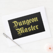 Sticker Rectangulaire Maître de Dungeon (Enveloppe)