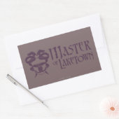 Sticker Rectangulaire Maître du nom de Laketown (Enveloppe)